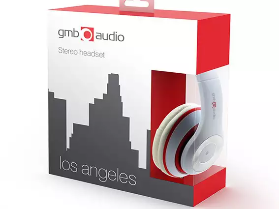 MHS-LAX-W Gembird Stereo slusalice sa mikrofonom Los Angeles white (1x3,5mm)*557*