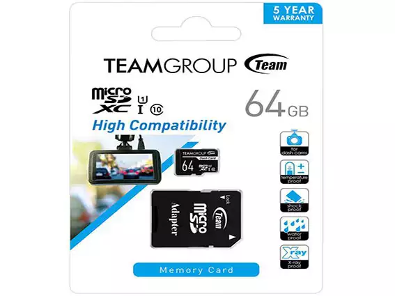 TUSDX64GUHS03 TeamGroup MICRO SDXC 64GB UHS-I +SD Adapter*330*