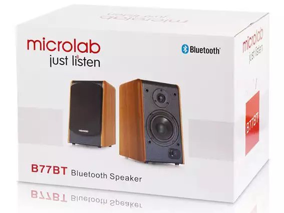 Microlab B77BT Aktivni drveni zvucnici 2.0 64W (18W+14Wx2) 3,5mm +Bluetooth*6373*