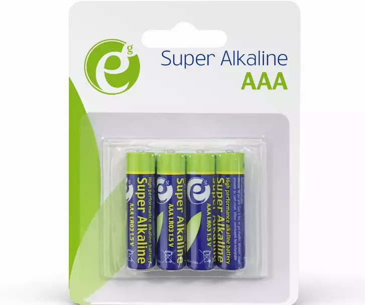 EG-BA-AAA4-01 ENERGENIE AAA Alkalne baterije LR03 PAK4 CK*027*