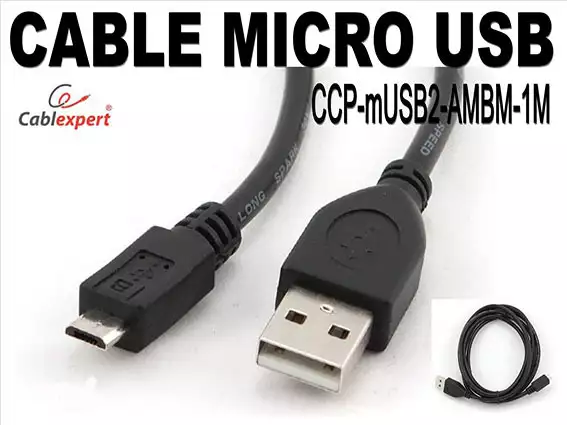 CCP-mUSB2-AMBM-1M Gembird USB 2.0 A-plug to Micro usb B-plug DATA cable 1M Black*061*