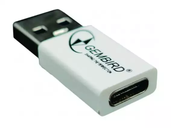 CCP-USB3-AMCM-0M Gembird USB 3.1 (muški) na Type-C (ženski) adapter,bijeli*077*