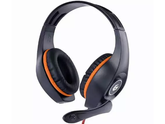 GHS-05-O Gembird Stereo gejmerske slusalice sa mikrofonom+volume kontrolom 3.5mm ORANGE*633*