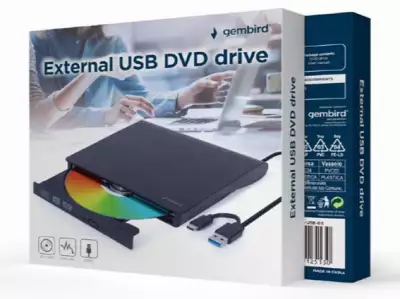 DVD-USB-03 Gembird eksterni USB DVD drive Citac-rezac, USB + USB-C, black*1635*