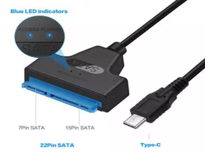 USB C na Sata 22 pin Napojni Kabl/NKC-K022/*756*