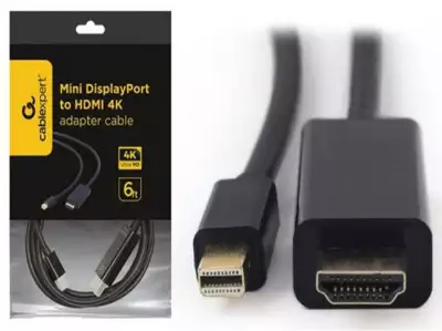 CC-mDP-HDMI-6 Gembird Mini DisplayPort to HDMI 4K cable, 1.8m*660*