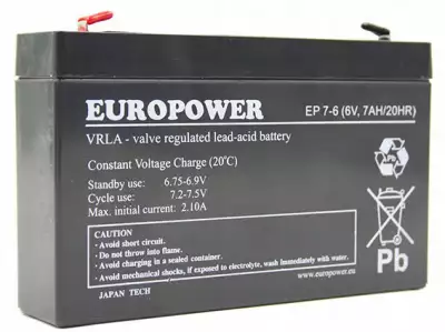 Baterija za UPS 6V 7Ah/20HR XRT EUROPOWER/ES6-7/*703*