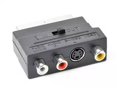 CCV-4415 Gembird 3 X RCA and 1 X S-Video plugs on one side and SCART on other side*084*