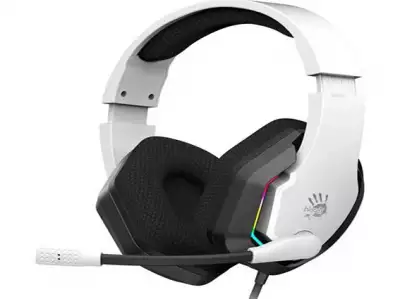 A4-G260P WHITE A4Tech Bloody gejmerske slusalice sa mikrofonom, 50mm/16ohm, USB za RGB, 3,5mm*1525*