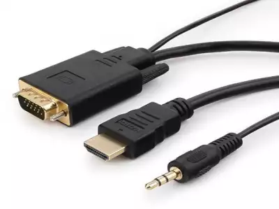A-HDMI-VGA-03-6 Gembird HDMI to VGA and audio adapter cable, single port, 1,8m, black*556*