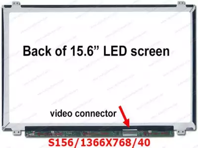 DISPLEJ 15.6 SLIM LED 40 PINS REZ. 1366X768 HD READY S156/1366X768/40*6129*