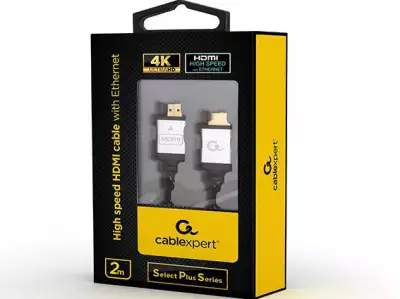 CCB-HDMIL-2M Gembird HDMI kabl, High speed,ethernet support 3D/4K TV Select Plus Series blister 2m*301*