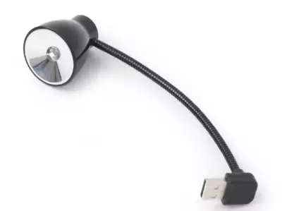 NL-02 Gembird USB notebook LED light, black*238*